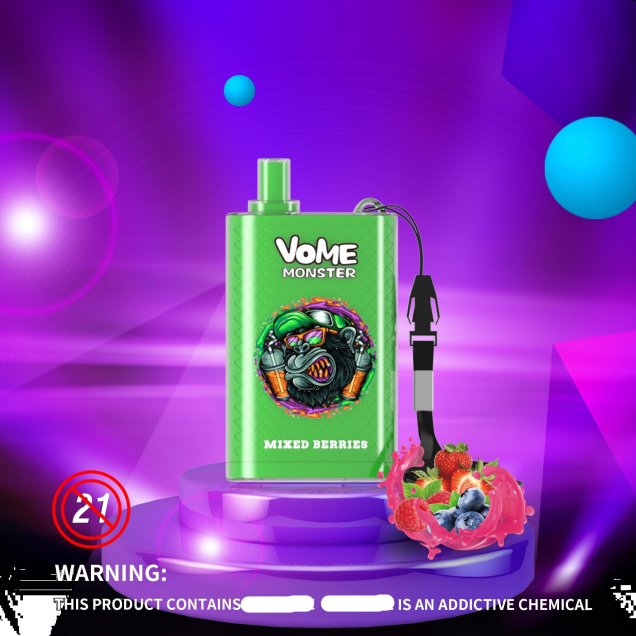 bagas misturadas - RandM tornado sale - RandM Vome Monster Dispositivo vape pod de controle de fluxo de ar 10000 1 unidade D042B278