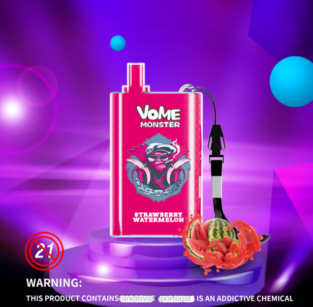 gelo exuberante - RandM tornado store - RandM Vome Monster Dispositivo vape pod de controle de fluxo de ar 10000 1 unidade D042B277