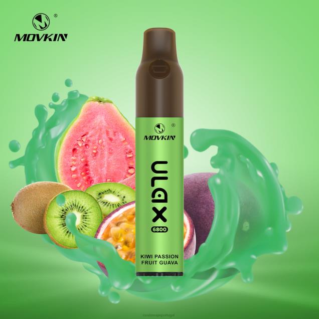 kiwi maracujá goiaba - RandM Portugal - RandM Movkin Ulax 6800 (bobina de cerâmica) dispositivo vape pod recarregável e descartável D042B71
