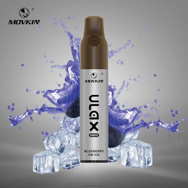 mirtilo no gelo - RandM vape sale - RandM Movkin Ulax 6800 (bobina de cerâmica) dispositivo vape pod recarregável e descartável D042B59