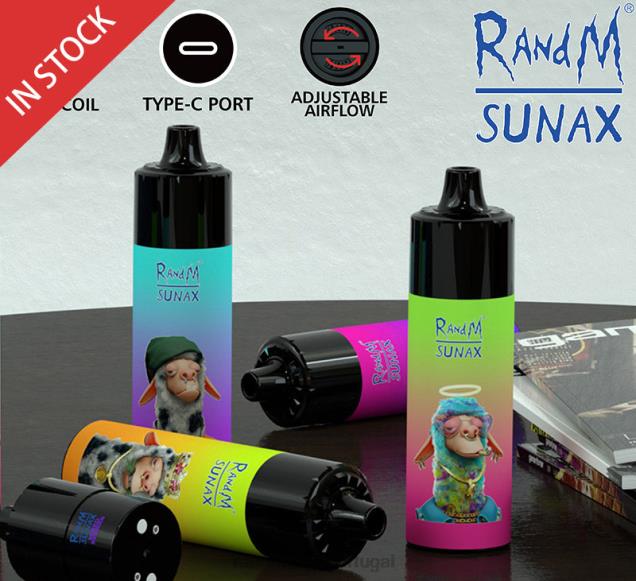 algodão doce - RandM vape Portugal - RandM Sunax Dispositivo vape substituível com cápsula de controle de fluxo de ar 21000 1 unidade D042B273