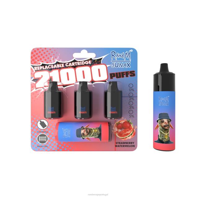 algodão doce - RandM vape Portugal - RandM Sunax Dispositivo vape substituível com cápsula de controle de fluxo de ar 21000 1 unidade D042B273