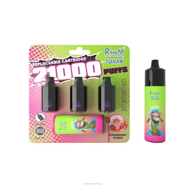 algodão doce - RandM vape Portugal - RandM Sunax Dispositivo vape substituível com cápsula de controle de fluxo de ar 21000 1 unidade D042B273