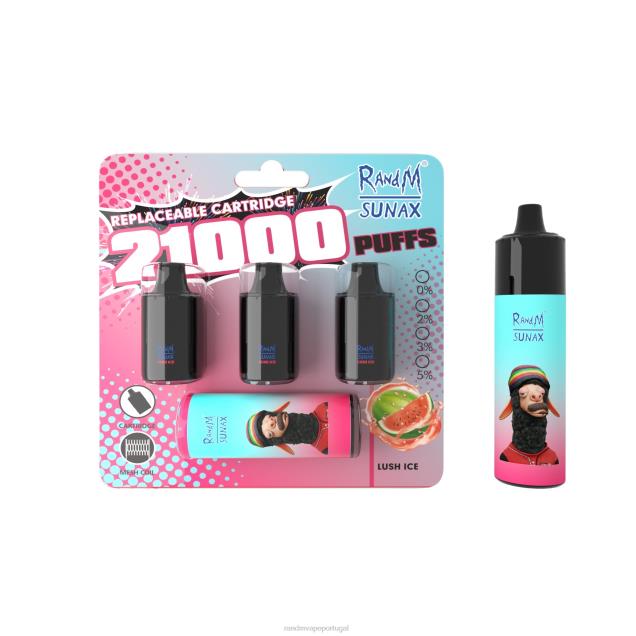 gelo exuberante - RandM vape store - RandM Sunax Dispositivo vape substituível com cápsula de controle de fluxo de ar 21000 1 unidade D042B266