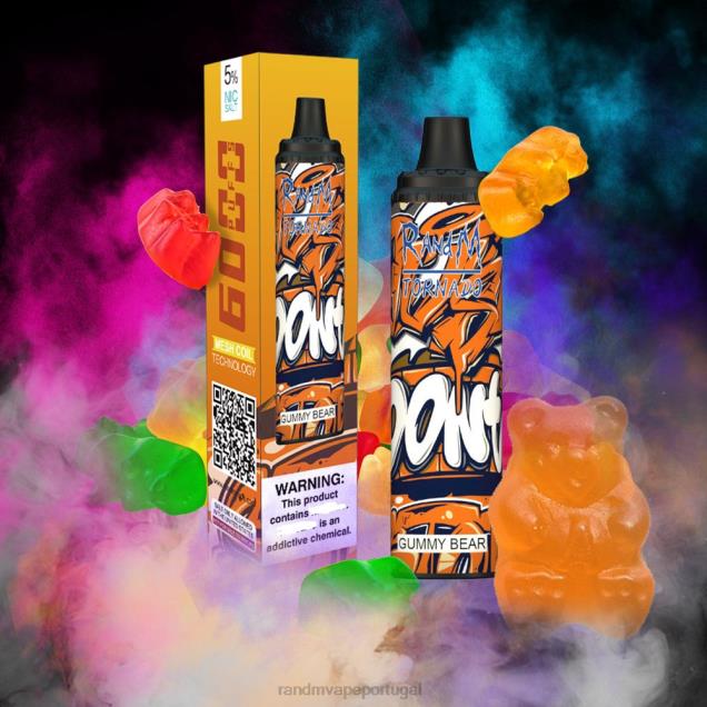 algodão doce - RandM vape store - RandM Tornado Dispositivo vape pod de controle de fluxo de ar 6000 1 unidade D042B296