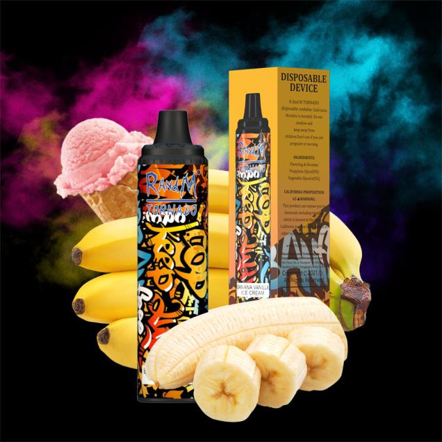 algodão doce - RandM vape store - RandM Tornado Dispositivo vape pod de controle de fluxo de ar 6000 1 unidade D042B296