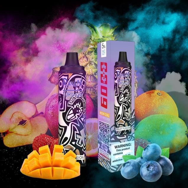 fusão de frutas - RandM vape store - RandM Tornado Dispositivo vape pod de controle de fluxo de ar 6000 1 unidade D042B286