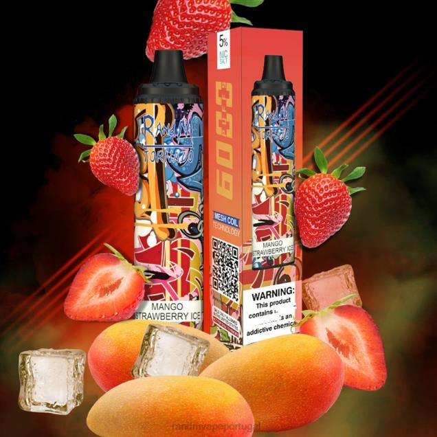 gelo de manga e morango - RandM vape sale - RandM Tornado Dispositivo vape pod de controle de fluxo de ar 6000 1 unidade D042B289