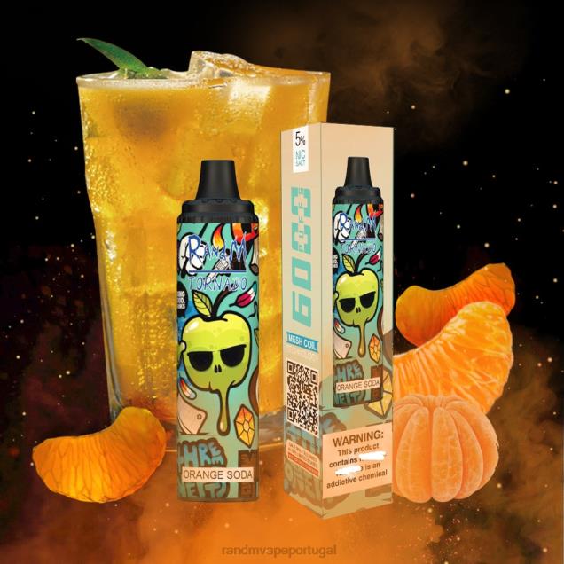 refrigerante de laranja - RandM tornado store - RandM Tornado Dispositivo vape pod de controle de fluxo de ar 6000 1 unidade D042B287