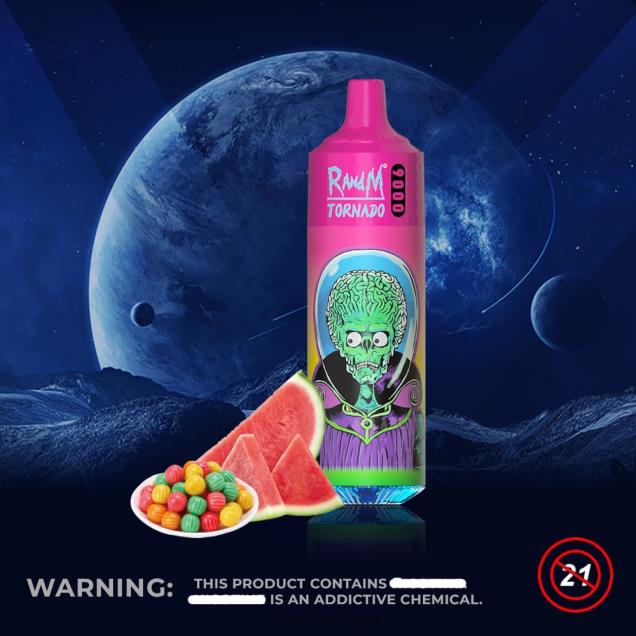 chiclete de melancia - RandM disposable vape - RandM Tornado Dispositivo vape pod 9000 1 unidade versão 1 D042B130