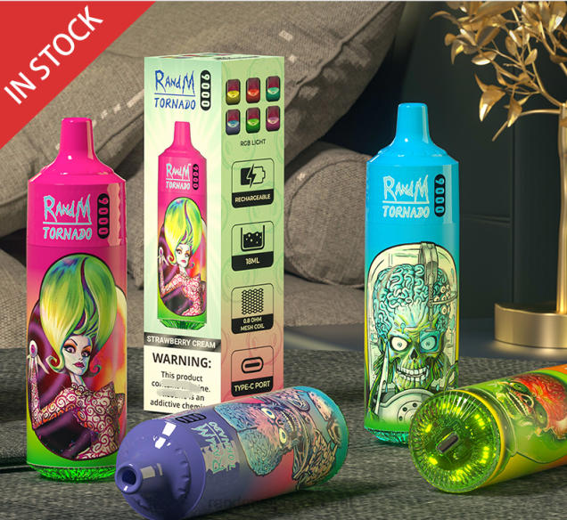 uva - RandM vape sale - RandM Tornado Dispositivo vape pod 9000 1pc versão 3 D042B159
