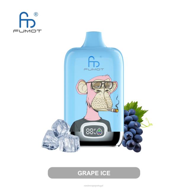 gelo de uva - RandM vape Portugal - Fumot Original RandM Digital Box Dispositivo vape com bateria 12000 e display líquido D042B3