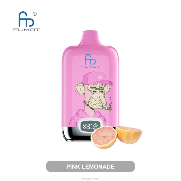 limonada rosa - RandM Portugal - Fumot Original RandM Digital Box Dispositivo vape com bateria 12000 e display líquido D042B11