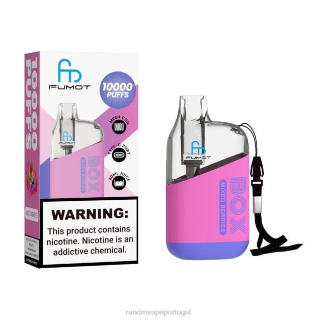 bagas misturadas - RandM tornado sale - Fumot Original RandM Tornado Box Dispositivo vape de controle de fluxo de ar 10000 1 unidade D042B88