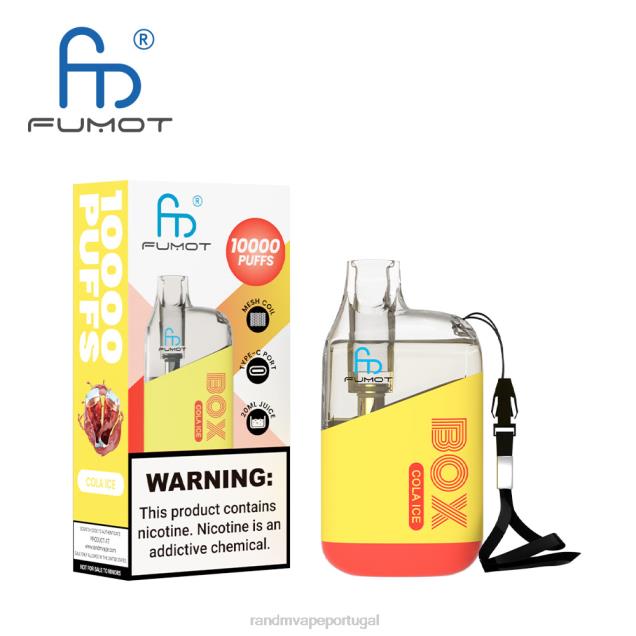 gelo de cola - RandM disposable vape - Fumot Original RandM Tornado Box Dispositivo vape de controle de fluxo de ar 10000 1 unidade D042B100