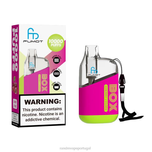 lichia cereja - RandM tornado sale - Fumot Original RandM Tornado Box Dispositivo vape de controle de fluxo de ar 10000 1 unidade D042B98