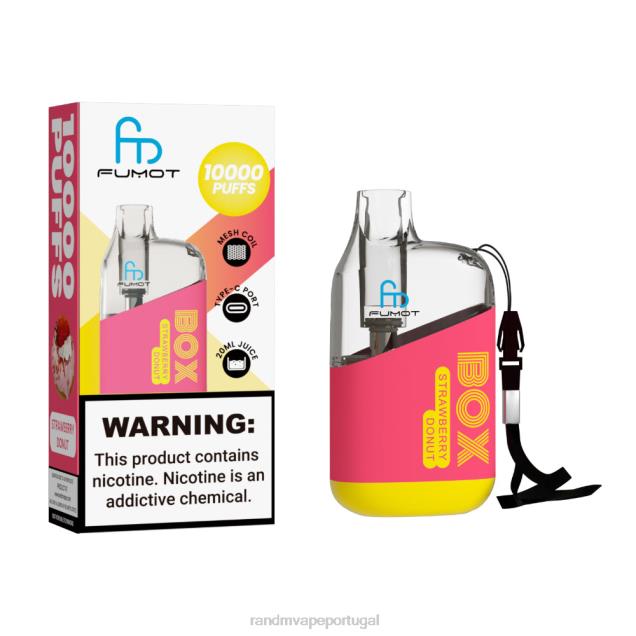 rosquinha de morango - RandM vape flavours - Fumot Original RandM Tornado Box Dispositivo vape de controle de fluxo de ar 10000 1 unidade D042B94