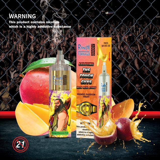 doce arco-íris - RandM vape store - RandM Tornado Dispositivo vape de controle de fluxo de ar 10000 1 unidade D042B116