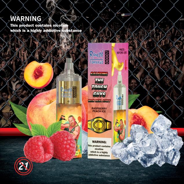 doce arco-íris - RandM vape store - RandM Tornado Dispositivo vape de controle de fluxo de ar 10000 1 unidade D042B116