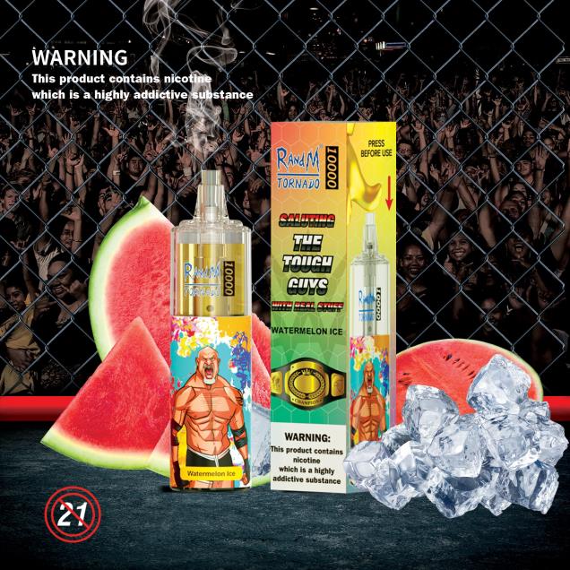 doce arco-íris - RandM vape store - RandM Tornado Dispositivo vape de controle de fluxo de ar 10000 1 unidade D042B116