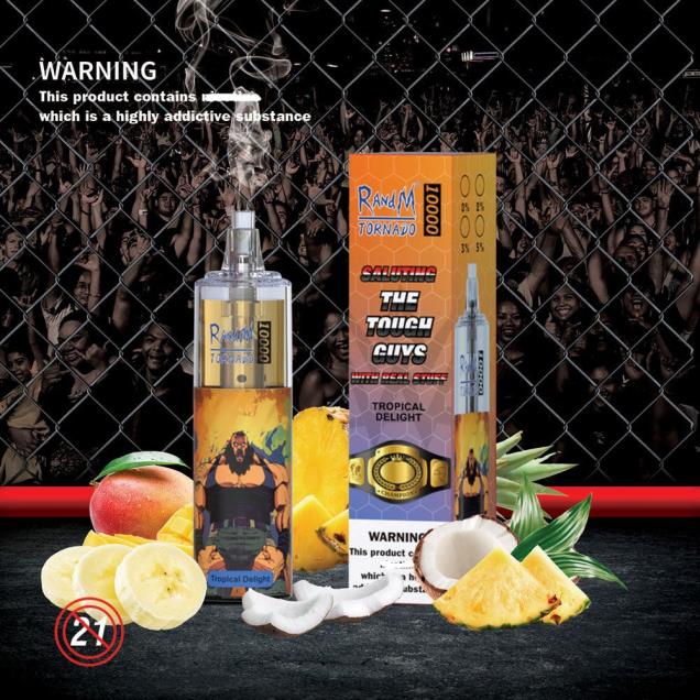 doce arco-íris - RandM vape store - RandM Tornado Dispositivo vape de controle de fluxo de ar 10000 1 unidade D042B116