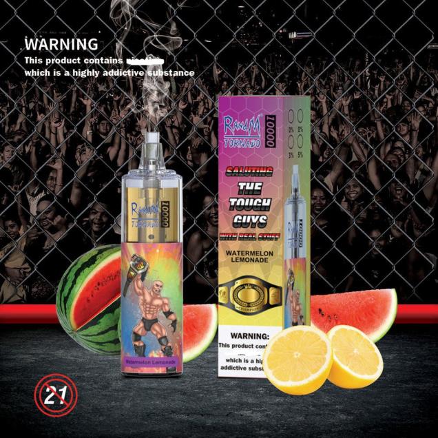doce arco-íris - RandM vape store - RandM Tornado Dispositivo vape de controle de fluxo de ar 10000 1 unidade D042B116