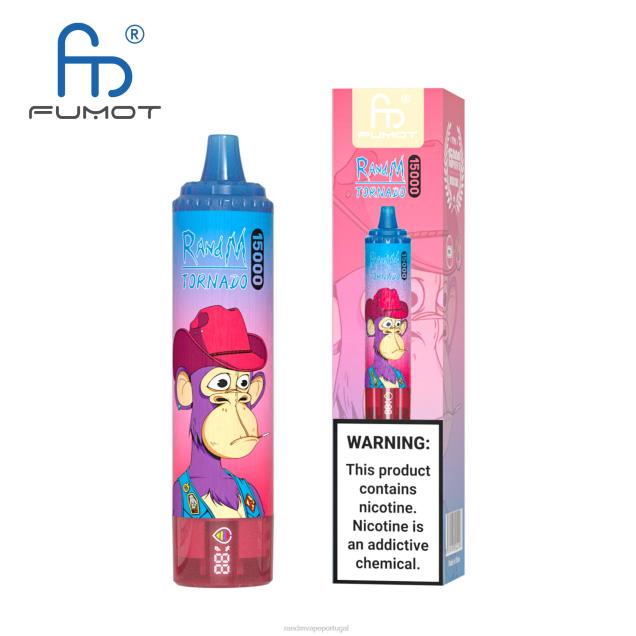 baga tripla - RandM disposable vape - Fumot RandM Tornado Dispositivo vape 15000 com bateria e display ejuice versão 2 D042B40