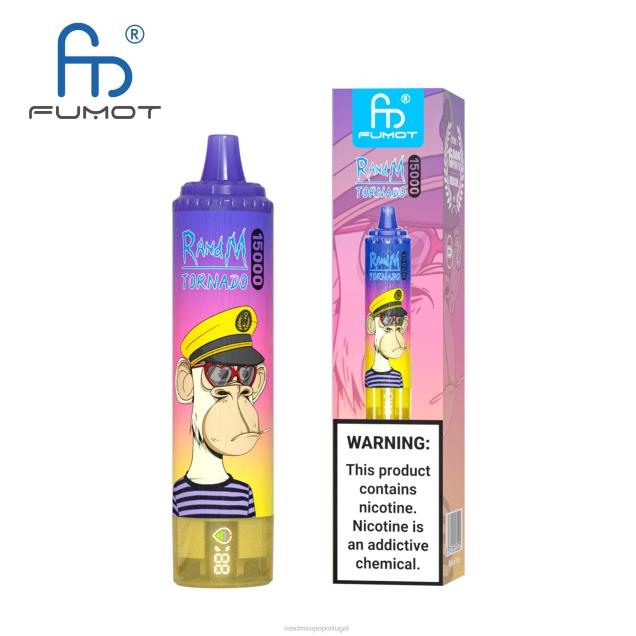 baga tripla - RandM disposable vape - Fumot RandM Tornado Dispositivo vape 15000 com bateria e display ejuice versão 2 D042B40