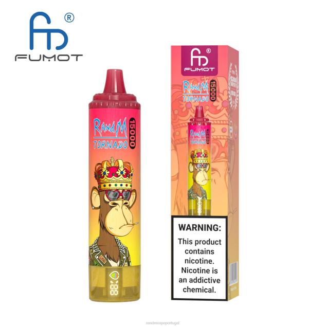 baga tripla - RandM disposable vape - Fumot RandM Tornado Dispositivo vape 15000 com bateria e display ejuice versão 2 D042B40