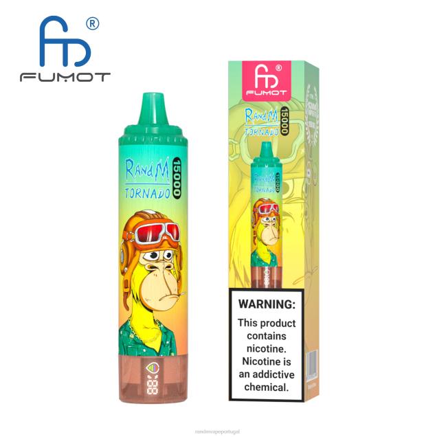 baga tripla - RandM disposable vape - Fumot RandM Tornado Dispositivo vape 15000 com bateria e display ejuice versão 2 D042B40