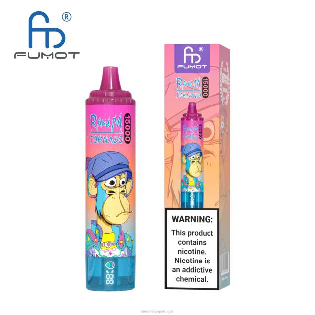 baga tripla - RandM disposable vape - Fumot RandM Tornado Dispositivo vape 15000 com bateria e display ejuice versão 2 D042B40