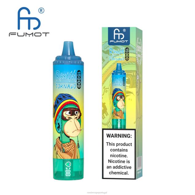 baga tripla - RandM disposable vape - Fumot RandM Tornado Dispositivo vape 15000 com bateria e display ejuice versão 2 D042B40