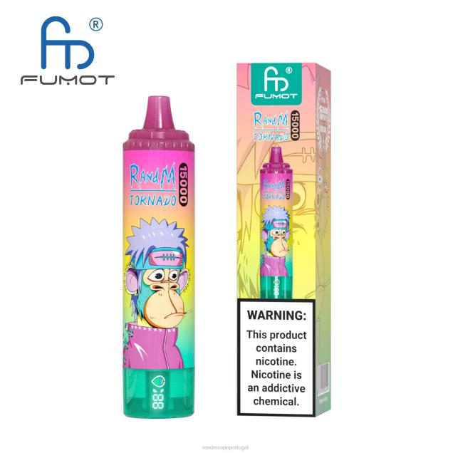baga tripla - RandM disposable vape - Fumot RandM Tornado Dispositivo vape 15000 com bateria e display ejuice versão 2 D042B40