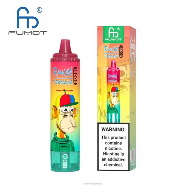 baga tripla - RandM disposable vape - Fumot RandM Tornado Dispositivo vape 15000 com bateria e display ejuice versão 2 D042B40