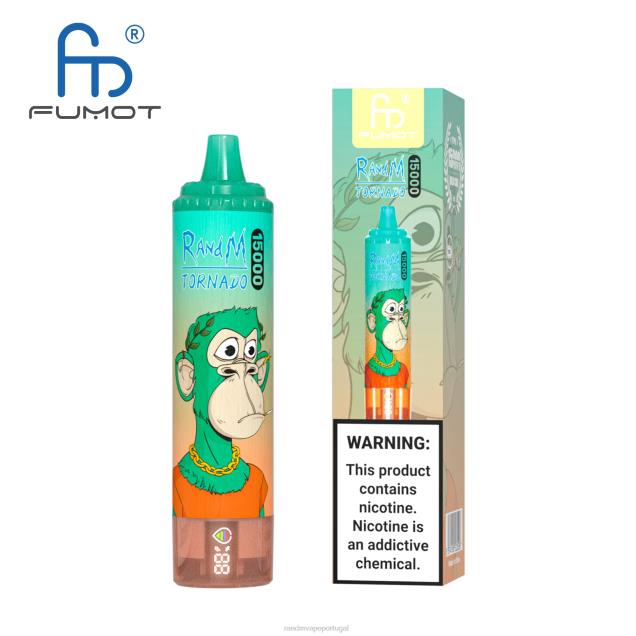 baga tripla - RandM disposable vape - Fumot RandM Tornado Dispositivo vape 15000 com bateria e display ejuice versão 2 D042B40