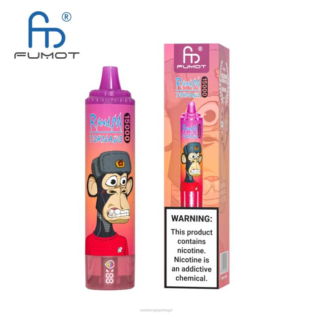 baga tripla - RandM disposable vape - Fumot RandM Tornado Dispositivo vape 15000 com bateria e display ejuice versão 2 D042B40