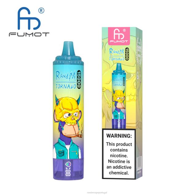 baga tripla - RandM disposable vape - Fumot RandM Tornado Dispositivo vape 15000 com bateria e display ejuice versão 2 D042B40