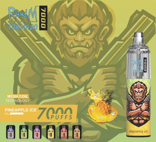 algodão doce - RandM Portugal - RandM Tornado Dispositivo vape de controle de fluxo de ar 7000 1 unidade D042B181