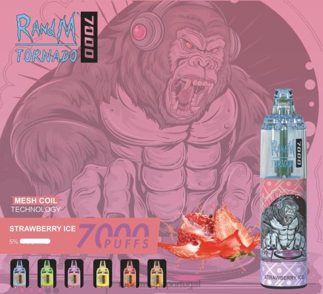 algodão doce - RandM Portugal - RandM Tornado Dispositivo vape de controle de fluxo de ar 7000 1 unidade D042B181