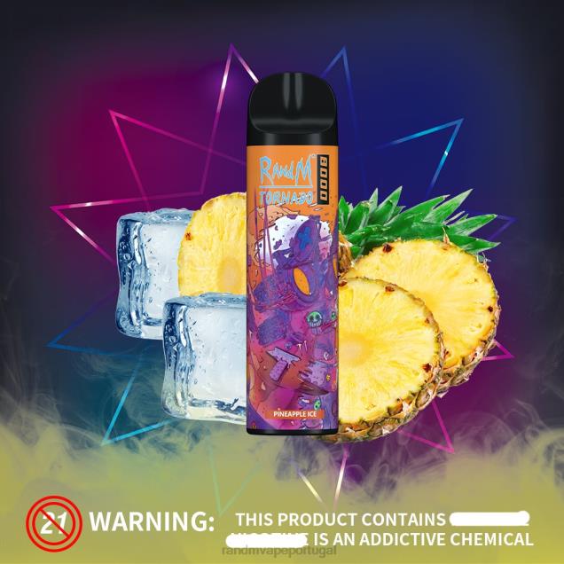 gelo azul - RandM tornado store - RandM Tornado Dispositivo vape de controle de fluxo de ar 8000 1 unidade D042B237