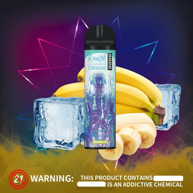 gelo de banana - RandM tornado store - RandM Tornado Dispositivo vape de controle de fluxo de ar 8000 1 unidade D042B247
