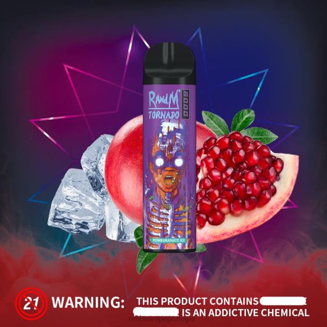 gelo de banana - RandM tornado store - RandM Tornado Dispositivo vape de controle de fluxo de ar 8000 1 unidade D042B247