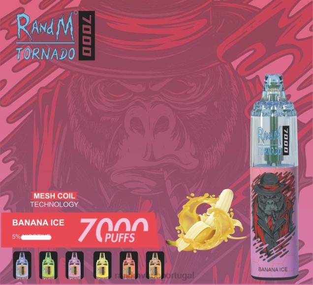 gelo de morango - RandM vape Portugal - RandM Tornado Dispositivo vape de controle de fluxo de ar 7000 1 unidade D042B183