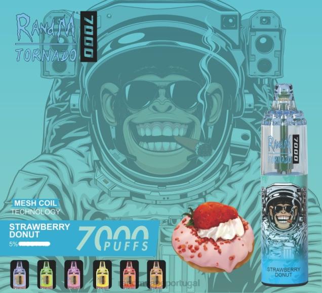 gelo de morango - RandM vape Portugal - RandM Tornado Dispositivo vape de controle de fluxo de ar 7000 1 unidade D042B183
